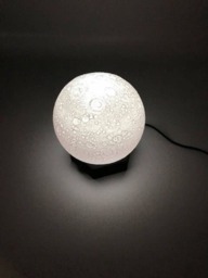 3D Printed Moon Lamp - Tabletop Led Night Light For A Dreamy Atmosphere