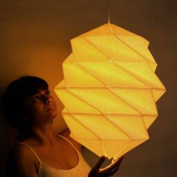 Cocoon Large - Diy Paper Lampshade - Instant PDF Download - thumbnail 2