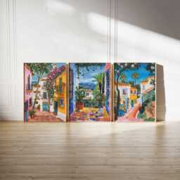 Set Of 3 Marbella Travel Posters, Spain Wall Art Prints, Coastal Decor, Modern Print, Mediterranean Poster, Beach City Gift - thumbnail 4