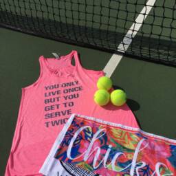 Tennis Graphic Towel, Absorbent Sports Gift - 11x17 - thumbnail 4