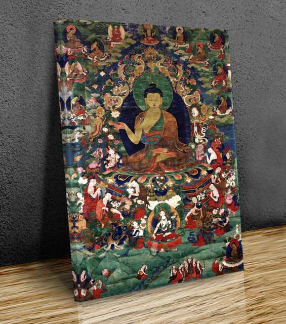 Buddha Shakyamuni Canvas Prints Wall Hangings , Home Decor, Mounted Canvas Print Ready To Hang - image 1