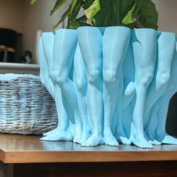 Legs Planter Vase, Abstract Body Modern Home Decor - thumbnail 2
