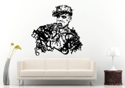 Rap Hip Hop Urban Legend Super Star Famous Celebrity Wall Decal Vinyl Sticker Mural Room Decor L922 - thumbnail 1