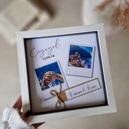 Engagement Photo Frame Gift Personalized Couple Keepsake - thumbnail 4