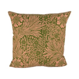 William Morris - Marigold Olive/Pink Cushion Cover Throw Pillow Designer Home Decor - thumbnail 2