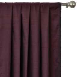 Brown Silk Dupioni Curtain Panels - Rod Pocket, Grommet, Box Pleat, Three Pinch Tab Top & Plain Ring Top - thumbnail 1