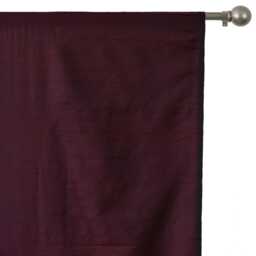 Brown Silk Dupioni Curtain Panels - Rod Pocket, Grommet, Box Pleat, Three Pinch Tab Top & Plain Ring Top - thumbnail 3
