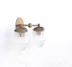 Bathroom Vanity, Vanity Fixture, Mid Century Brass Wall Sconce Light, Ul Listed, No.0388