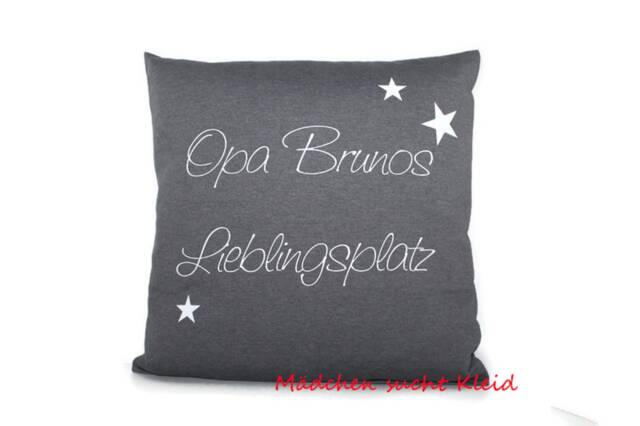 Personalized Pillow For Grandpa, 40 X cm, Pillowcase & Insert - image 1
