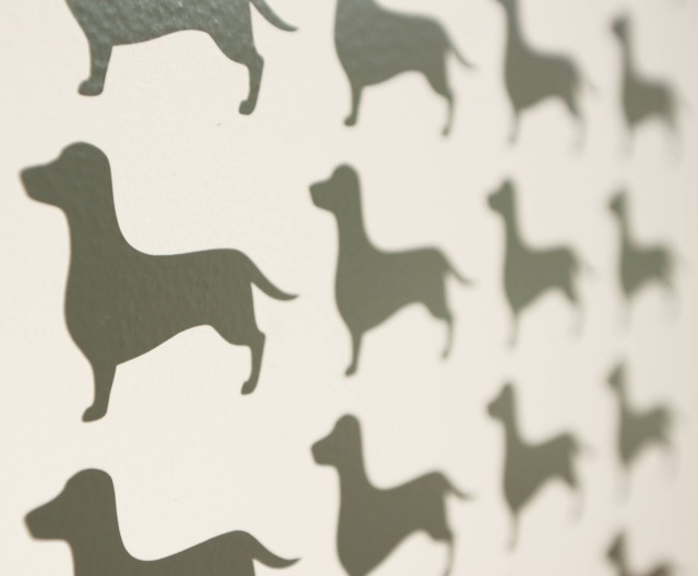 Cute Sausage Dog Dachshund Vinyl Wall Art Decals/stickers - Various Colours & Sizes - image 1