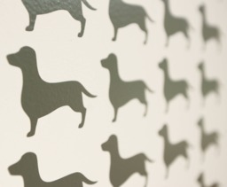 Cute Sausage Dog Dachshund Vinyl Wall Art Decals/stickers - Various Colours & Sizes - thumbnail 1