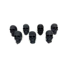 Concrete Skull Decor Mini Planter Accent Handmade Sculpture Gothic Home Decor Halloween Gift Modern Industrial Art - thumbnail 3