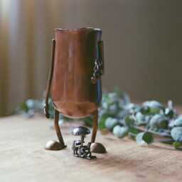 Rain Maker Sculpture - Copper, Bronze Figurines, Lost-Wax Cast Art - thumbnail 3