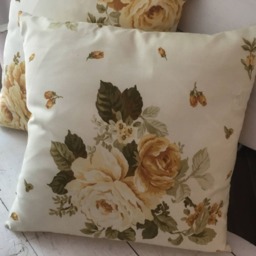 Shabby Chic Rose Cushion - thumbnail 4