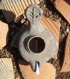 Eco Earth Oil Lanterns, Lantern Vintage, Holy Land Candles, Ancient Pottery Candles, Pottery Oil Lamp Outdoor Indoor, Wick Candle - thumbnail 1