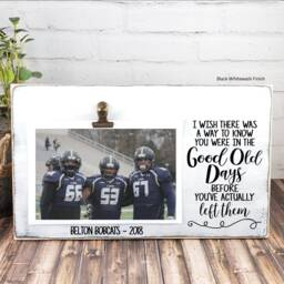 Friends Picture Frame, The Good Old Days Personalized Photo Dorm Room Gift, Co Worker, Going Away Birthday, Office Quote - thumbnail 2