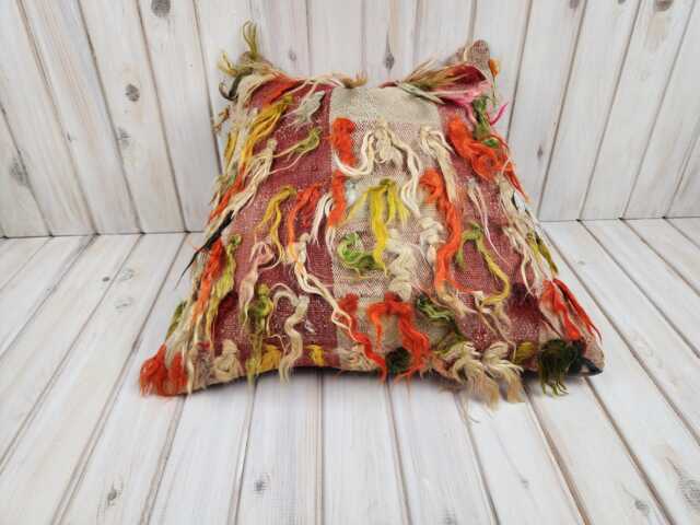 Handmade Kilim Pillow Cover Vintage Turkish Wool Cushion - 20In20In - image 1
