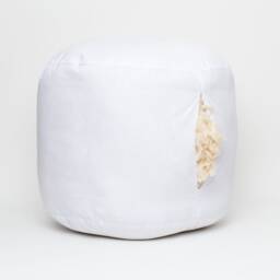 Vintage Hmong Textile Ottoman Pouf Rustic Hill Tribe Pillow - 18x14 - thumbnail 4