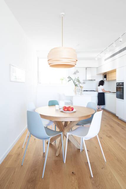 Wood Veneer Pendant Light Hosting Decor, Scandinavian Cloud Chandelier, Home Dining Room Lighting, Island Light Fixture - image 1