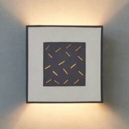 Artistic Black & White Ceramic Wall Sconce Modern Up Down Light