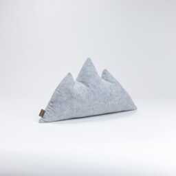 Little Mount Triglav Pillow Handmade Recycled Felt Mountain Cushion - Midi Size - thumbnail 3