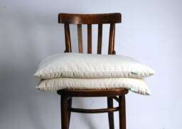 standart Size White Cotton Buckwheat Pillow Neck 16'x24'/40x60cm Zero Waste Ortopedic Buckwheat Pilow