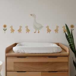 Big Duck & Little Chicks Nursery Wall Stickers - thumbnail 4