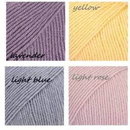 Handmade Merino Wool Baby Blanket Knit Newborn Gift - thumbnail 4