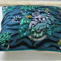 Clarke & Clarke, Lemur Satin Cotton Cushion Cover - thumbnail 2