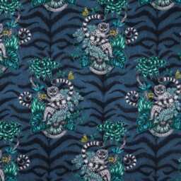 Clarke & Clarke, Lemur Satin Cotton Cushion Cover - thumbnail 3