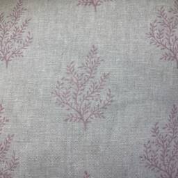 Handmade Linen Cushion Cover, Olivia Old Silk Floral Print - thumbnail 3