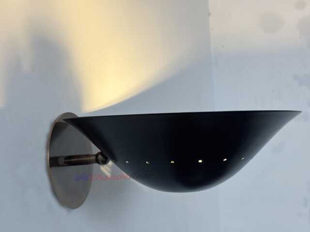 Mid-Century Brass Half Flower Wall Sconce - Modern Light Fixture - image 1