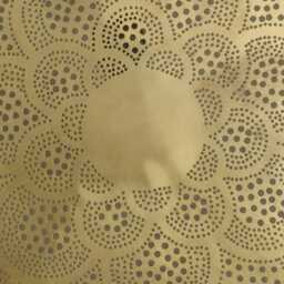 Moroccan Brass Wall Sconce Round Lampshade, Handmade Lighting - thumbnail 4