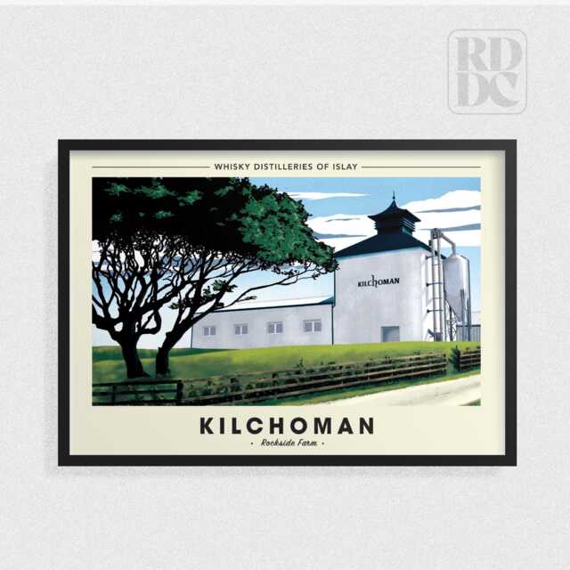 Whisky Distillery Print - Scotland Kilchoman Wall Art - image 1