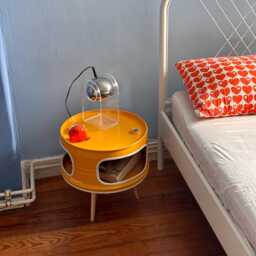 Little Betty - Small Coffee Table - Industrial Side Metal Barrel Round Bedside Modern Living Room - thumbnail 2