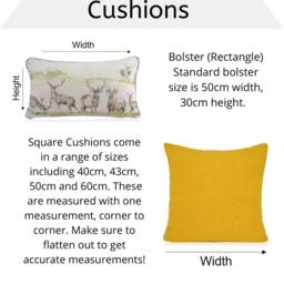 Neo-Impressionism Multicoloured Landscape Cushion, Colourful Home Decor, Handmade in UK - thumbnail 3