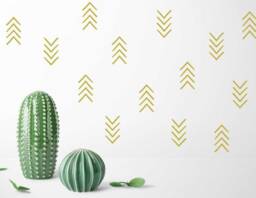 Arrows Decals, Nursery Wall Decal, Gold Geometric Baby Room Living Window Door Decals