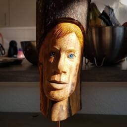 Summer Freckles Face Wood Carvings - thumbnail 4