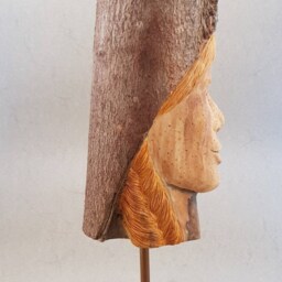 Summer Freckles Face Wood Carvings - thumbnail 2