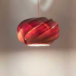 Handmade Nest Pendant Lamp-Engineered Rosewood-Wood Light-Pendant Light-Ceiling Light-Chandelier-Light Fixture-Lighting-Lighting - thumbnail 3