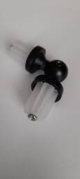 Bay Window Black Curtain Pole Connector For 16mm Or 19mm Diameter Curtain Poles - Pack Of 1