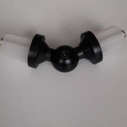 Bay Window Black Curtain Pole Connector For 16mm Or 19mm Diameter Curtain Poles - Pack Of 1 - thumbnail 2