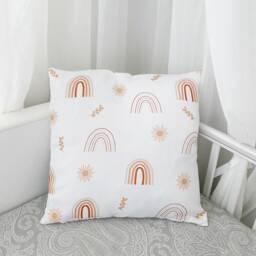 Boho Rainbow Pillow Case, Cushion, Baby Gift, Pillows, Children's Decor, Decor, Shower Nursery Pillow, Kids Pillows, Boho Rainbow - thumbnail 2