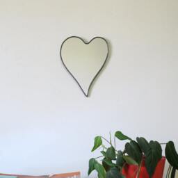 Heart Mirror No. 1/Handmade Wall Shape Art Outline C??ur Cuore Herz Valentines Day Gift - thumbnail 4