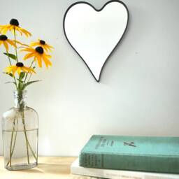 Heart Mirror No. 1/Handmade Wall Shape Art Outline C??ur Cuore Herz Valentines Day Gift - thumbnail 2