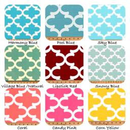 Moroccan Trellis Valance Custom Quatrefoil Window Treatment - thumbnail 3