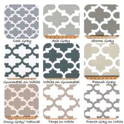 Moroccan Trellis Valance Custom Quatrefoil Window Treatment - thumbnail 2