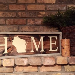 Wisconsin Home Sign. Rustic. Wall Decor - thumbnail 3