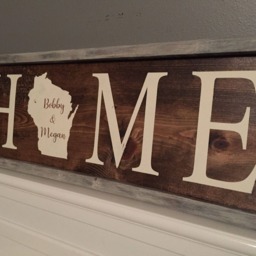 Wisconsin Home Sign. Rustic. Wall Decor - thumbnail 4