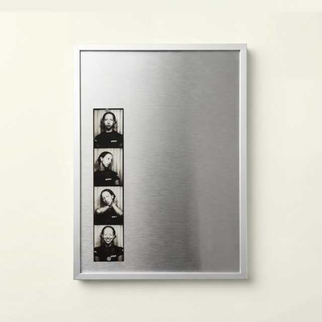 Magnetic Silver Frame With Aluminium Backing - Mount-Free Picture For Photographs - image 1